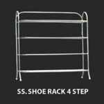 SS Shoe Rack 4 Step