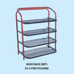 Shoe Rack (NET)  4 Step Folding
