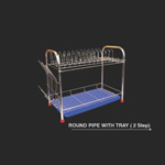Round Pipe with Tray (2 step)