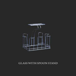 Glass with Spoon Stand